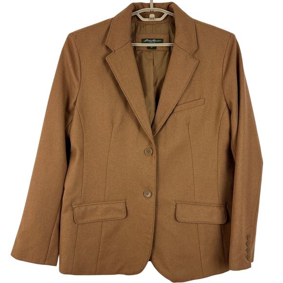 Eddie Bauer Blazer 18 Tall wool blend Preppy Academia Quiet Luxury NEW - Picture 1 of 10